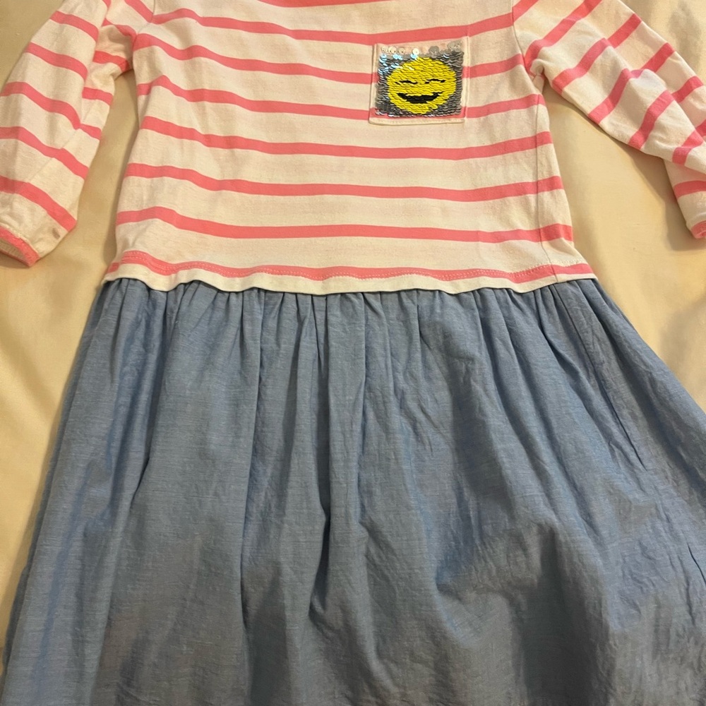 GAP Pink and Blue Casual Dress.  Girls size small